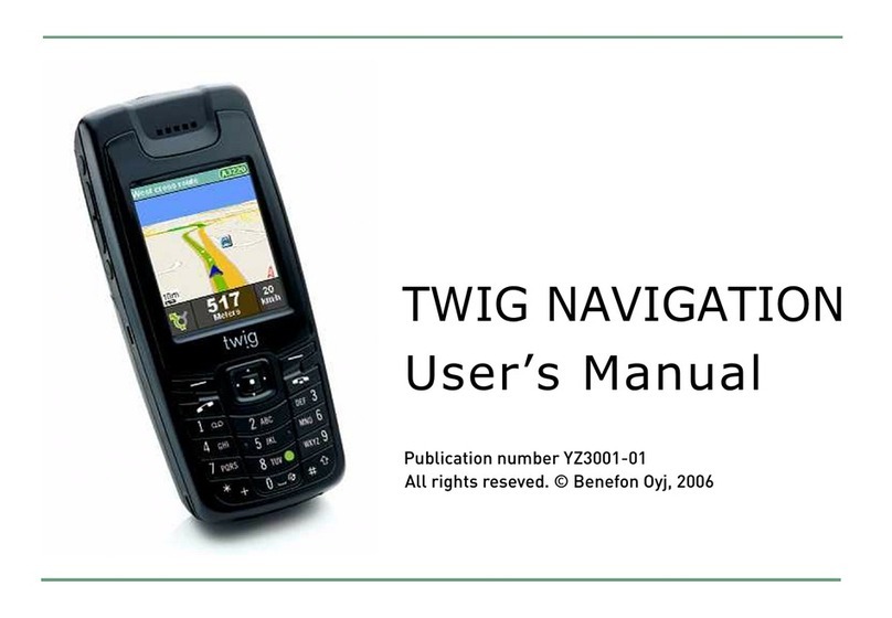 Benefon Twig user manual