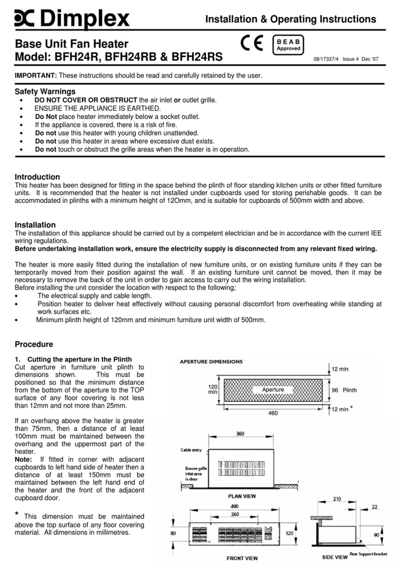 Dimplex BFH24R Manual