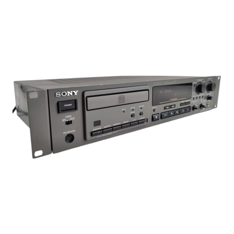 Sony CDR-W66 User manual