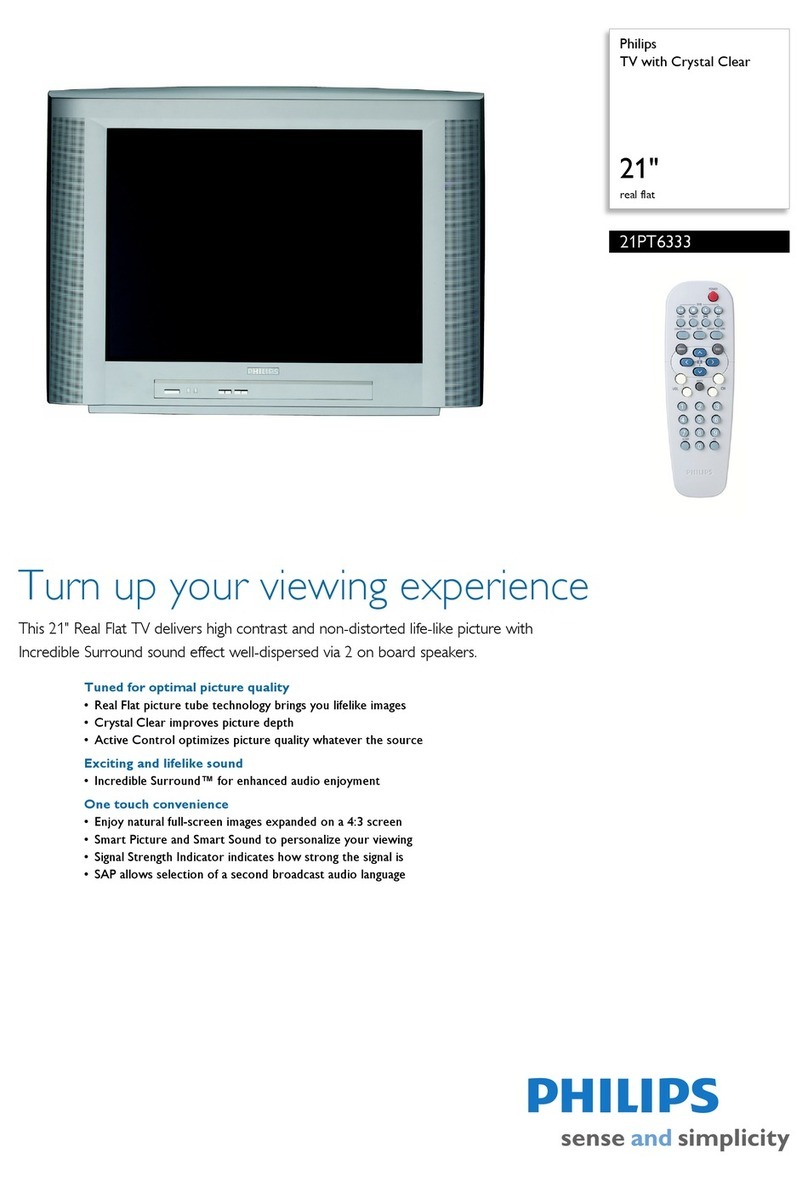 Philips 21PT6333 User manual
