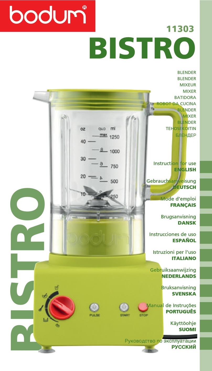Bodum Bistro 11303 User manual