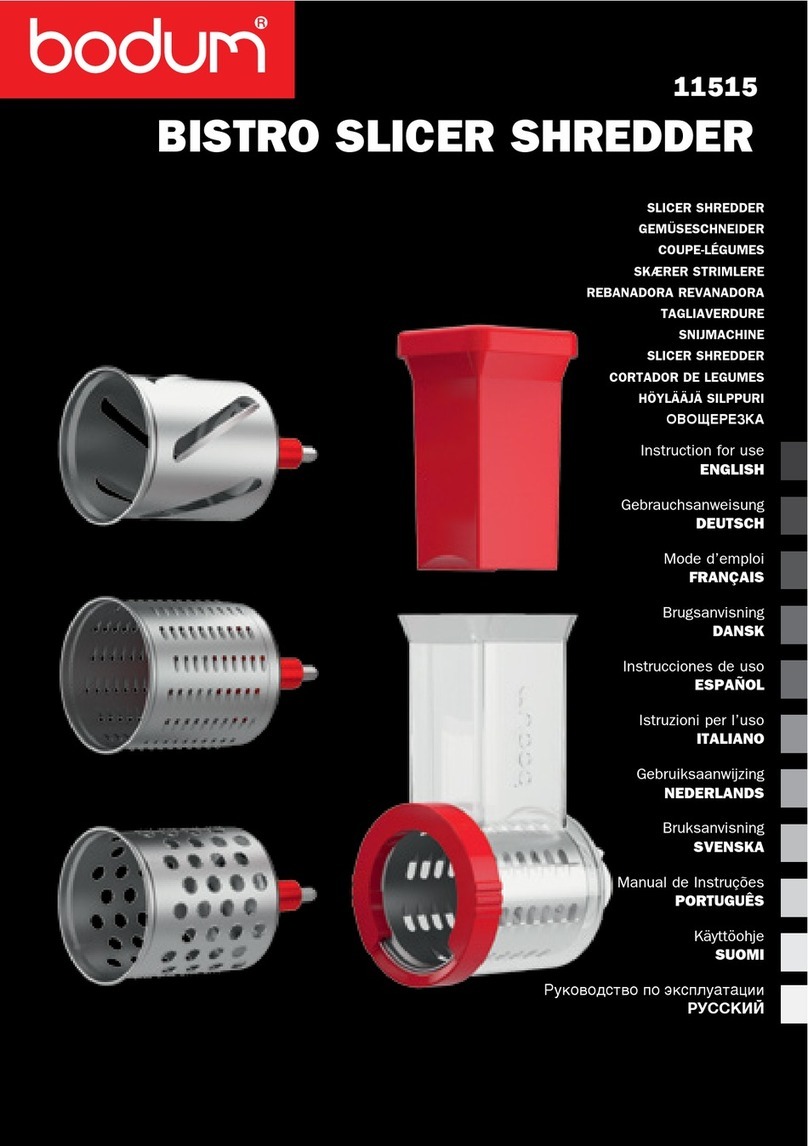 Bodum BISTRO 11515 Instructions for use