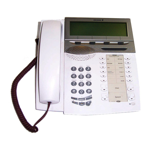 Ericsson Dialog 4224 Operator User manual Ericsson Dialog 4224 Operator User manual