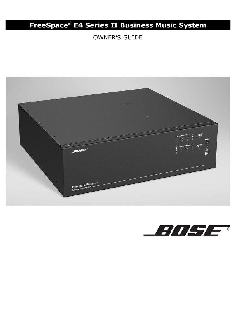 Bose FreeSpace E4 Series II User manual