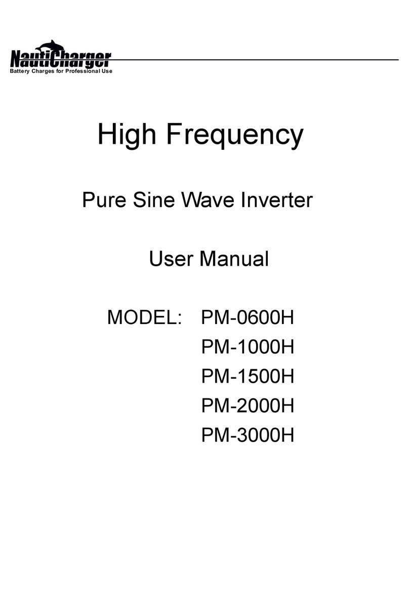 NautiCharger PM-0600H User manual