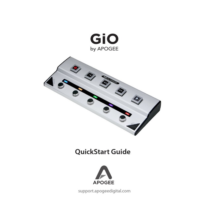 Apogee GiO User manual