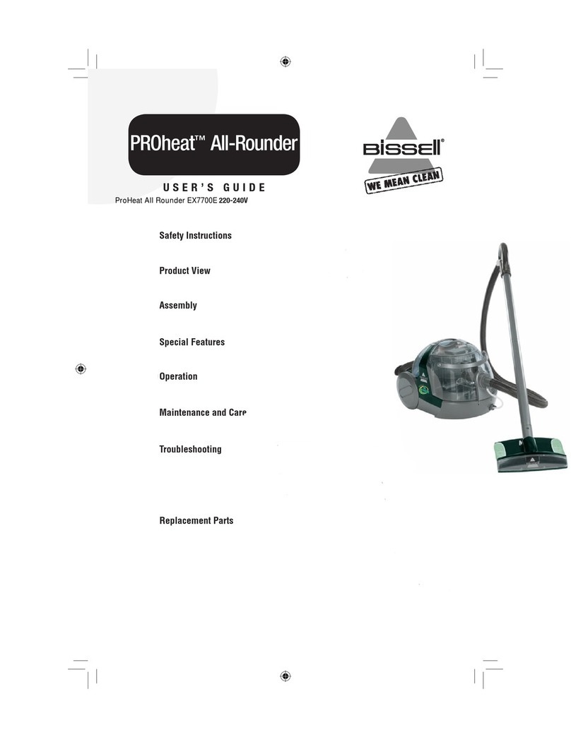 Bissell PROheat All-rounder EX7700E user guide