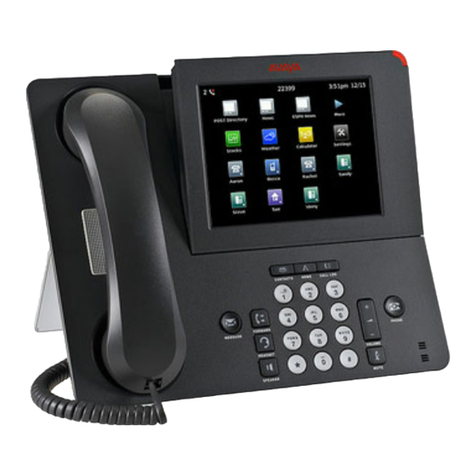 Avaya one-X 9670G User manual Avaya one-X 9670G User manual