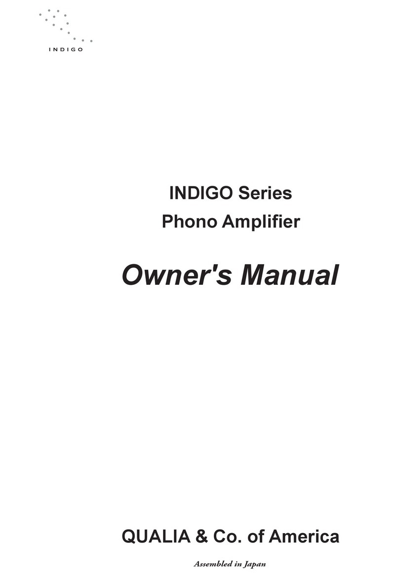 QUALIA & Co INDIGO Series owner's manual
