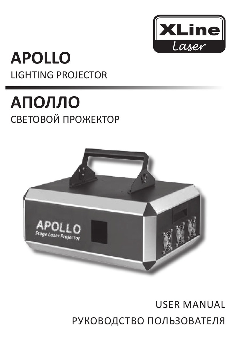 Apollo LIGHTING PROJECTOR user manual
