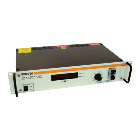 Spellman 205B-01R User manual