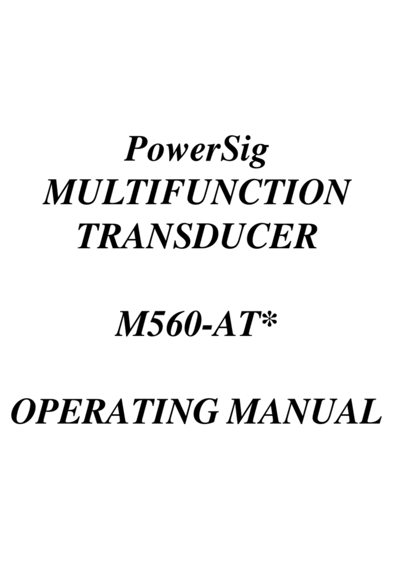 Multitek PowerSig M560-AT operating manual