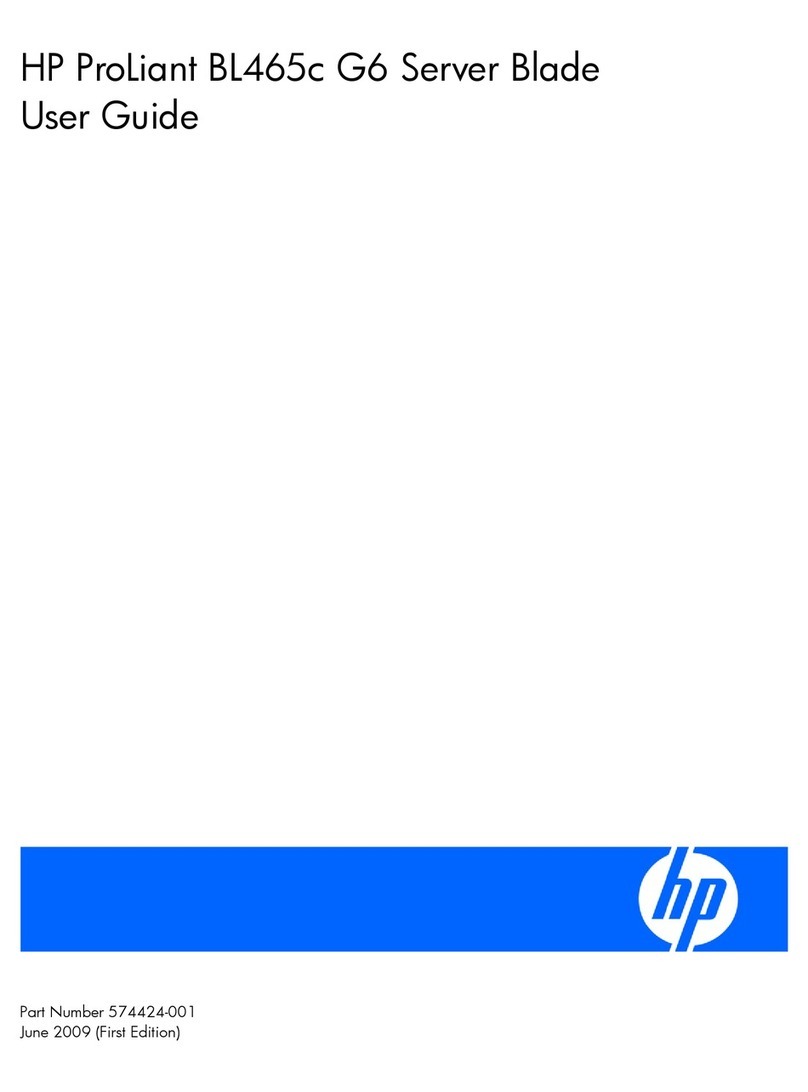 HP ProLiant BL465c G6 User manual
