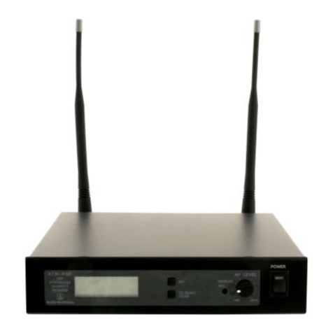 Audio Technica UniPak ATW-1661 Owner's manual