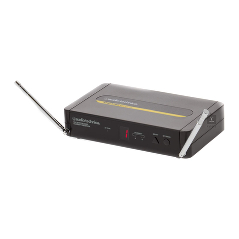 Audio Technica ATW-702 Installation and operation