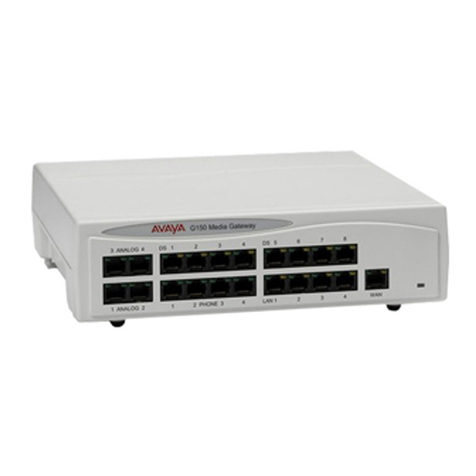 Avaya G150 Operating and maintenance instructions