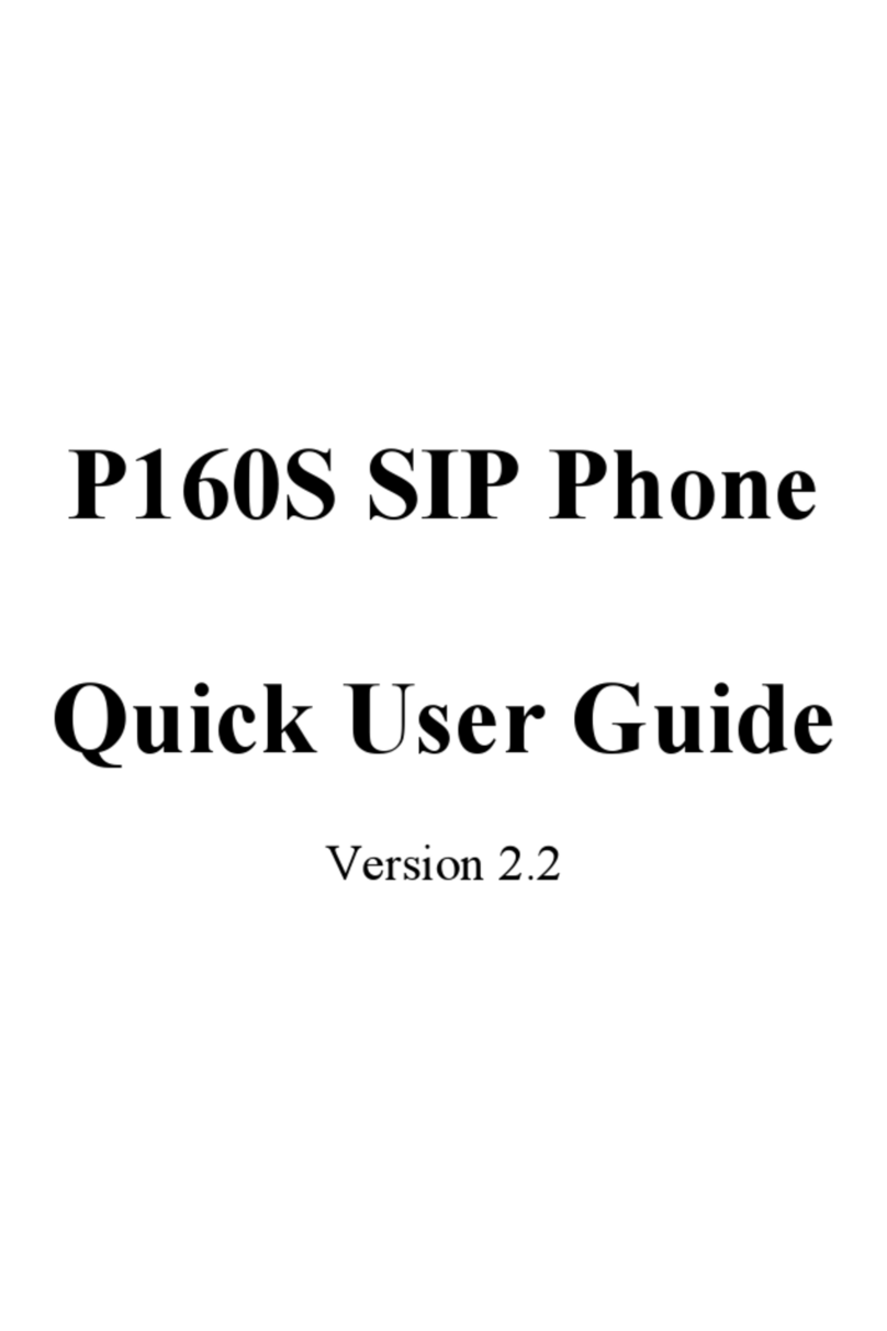 Telecom P160S Quick user guide
