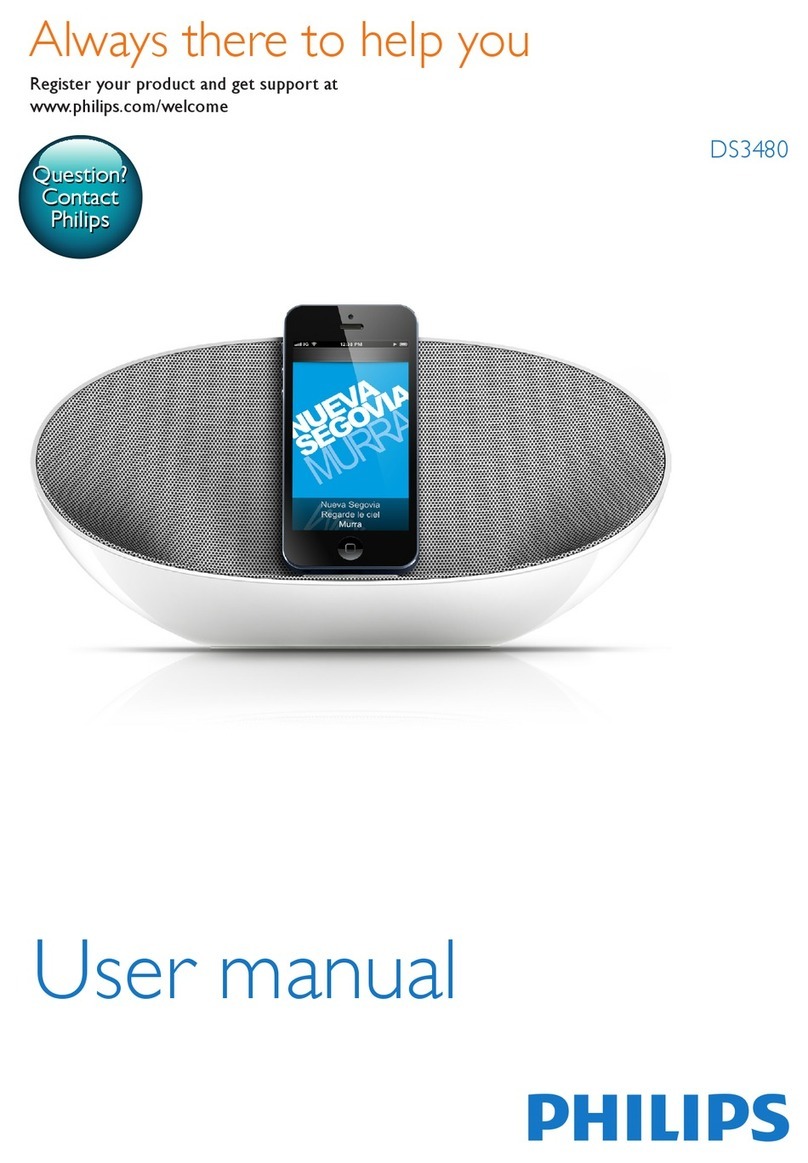 Philips DS3480 User manual Philips DS3480 User manual