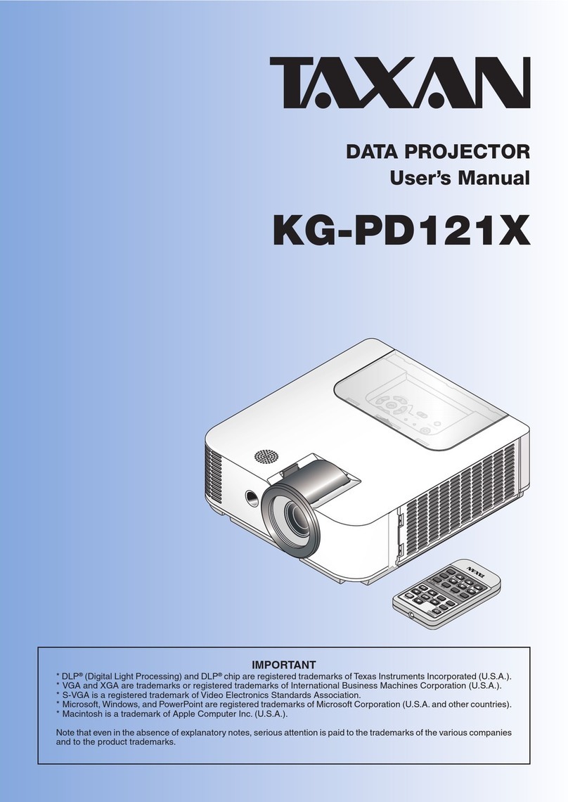 Taxan KG-PD121X user manual