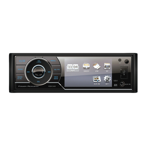 PowerAcoustik PDR-340 owner's manual