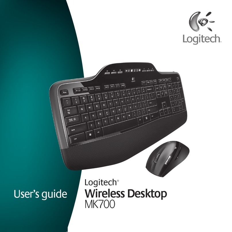 Logitech MK700 - Wireless Desktop Keyboard User manual