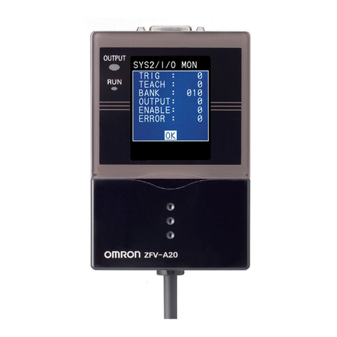 Omron ZFV Series User manual Omron ZFV Series User manual