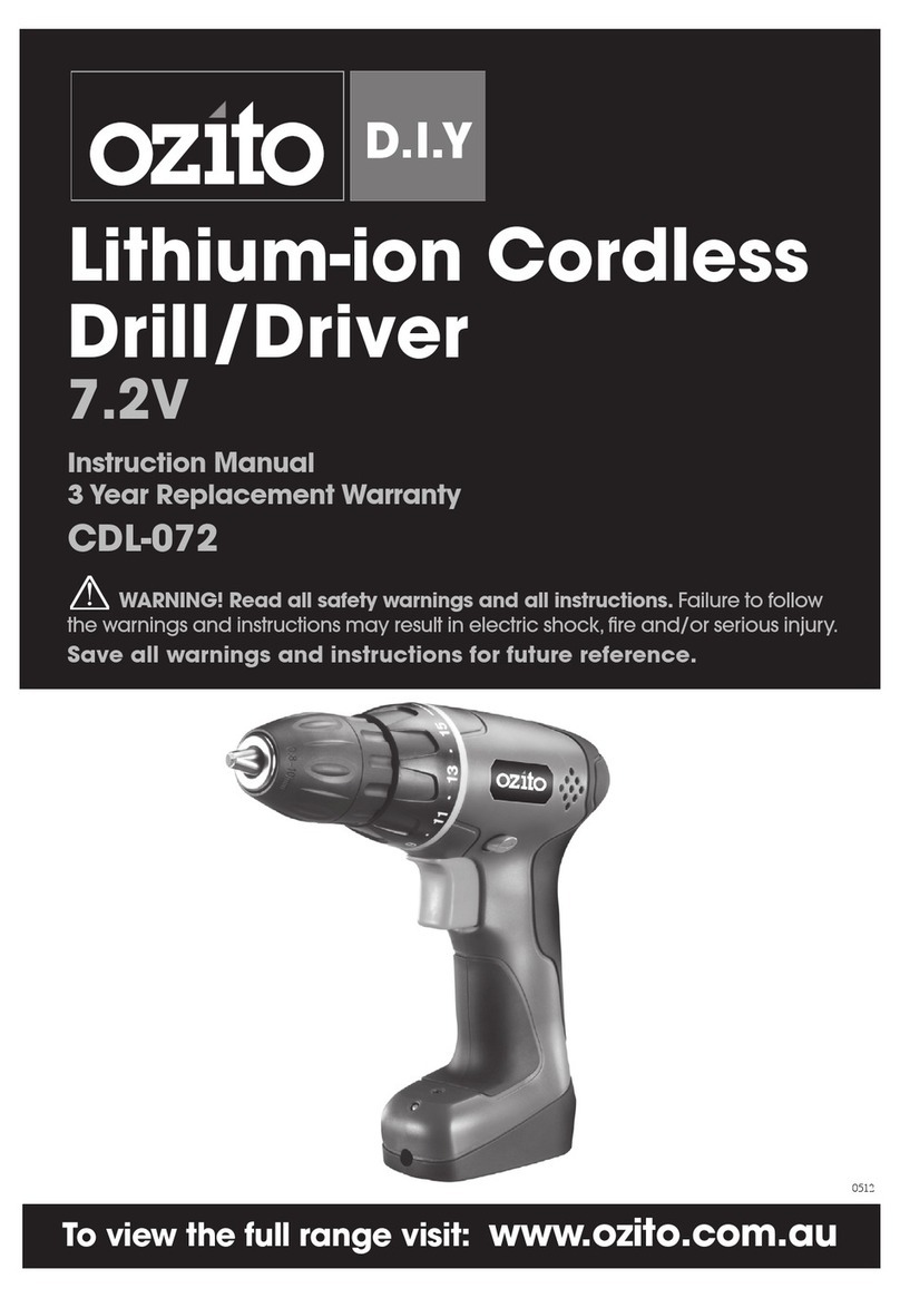 Ozito CDL-072 User manual