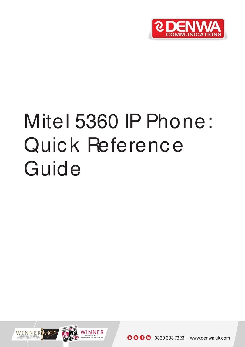 Mitel MiVoice 5360 User manual