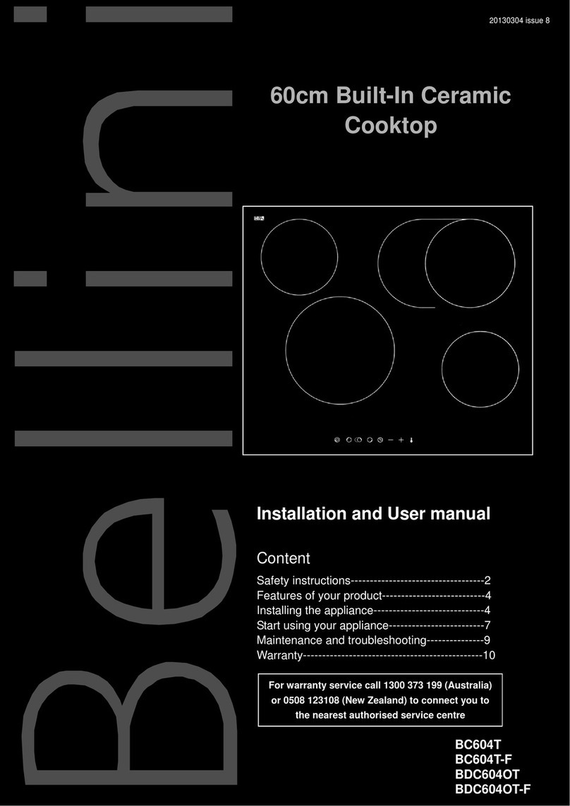 Bellini BC604T User manual
