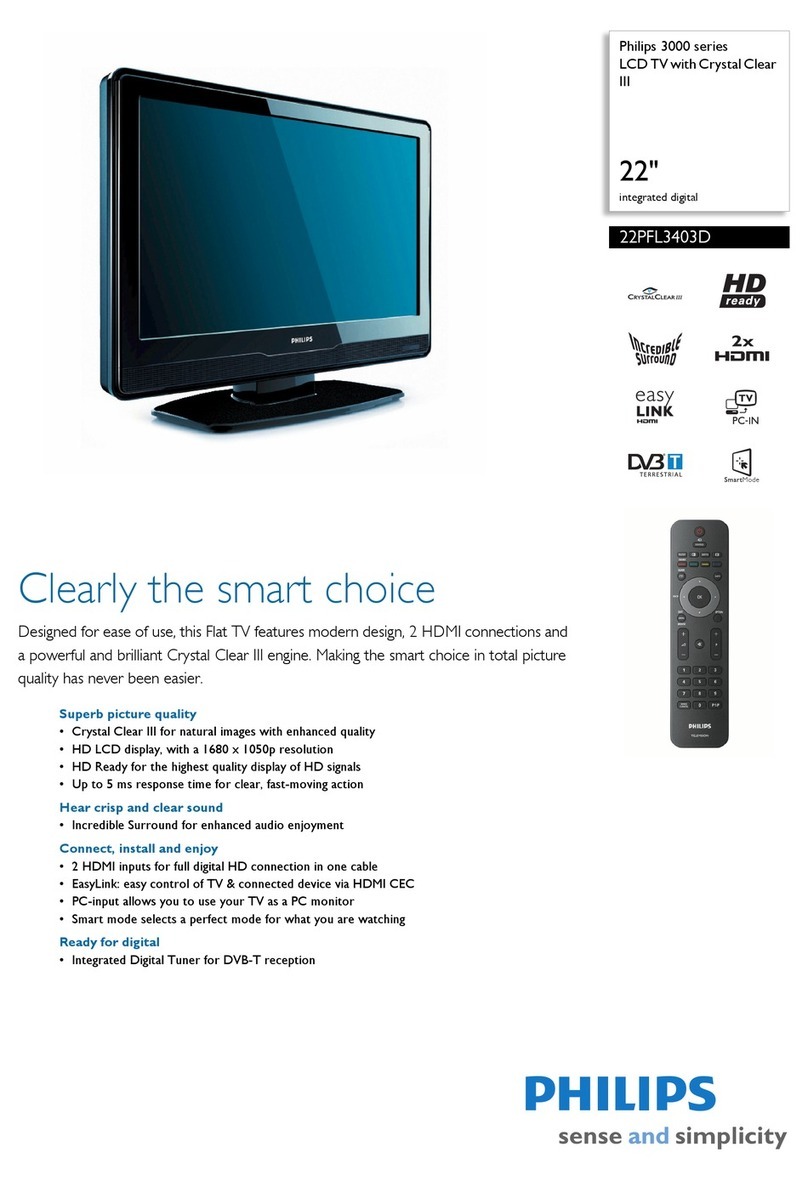 Philips 22PFL3403D User manual