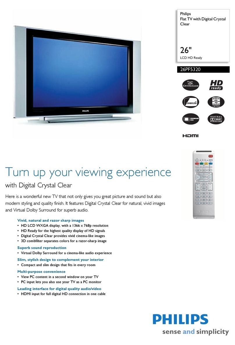 Philips 26PF5320 User manual Philips 26PF5320 User manual
