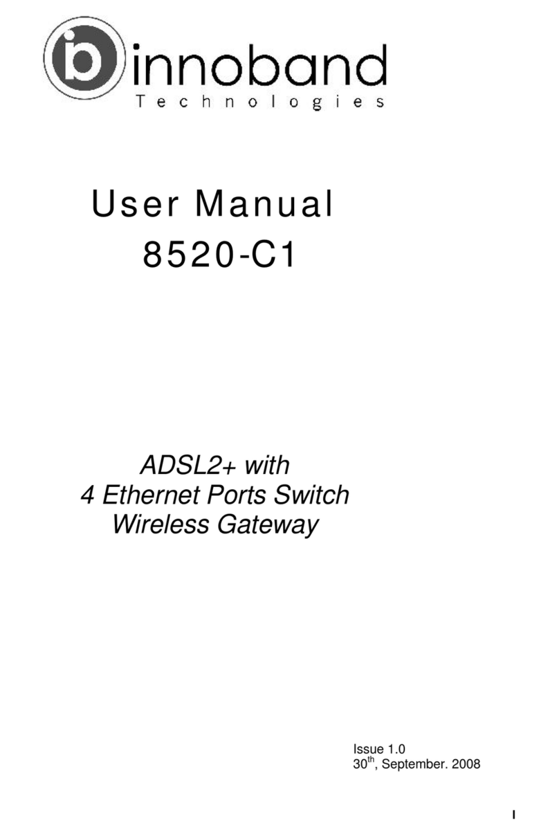 Innoband 8520-C1 User manual