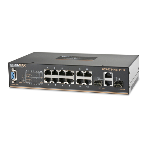 SignaMax 065-7714HSFPTB User manual