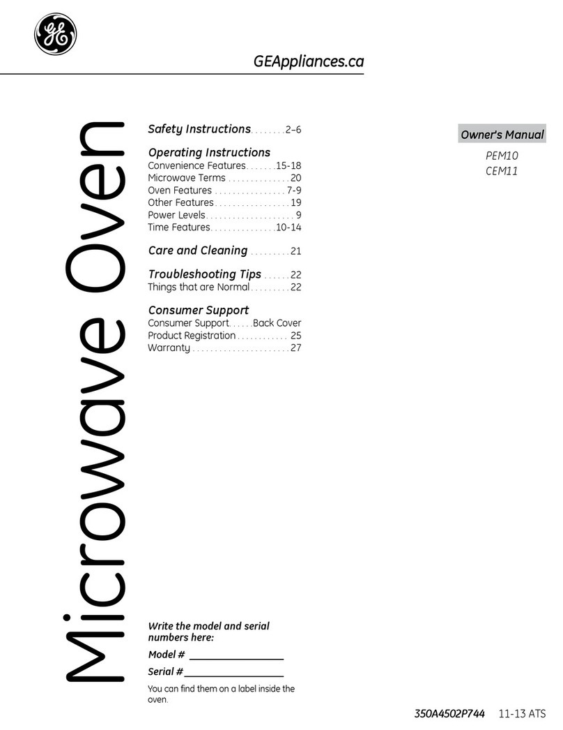 GE PEM10 User manual