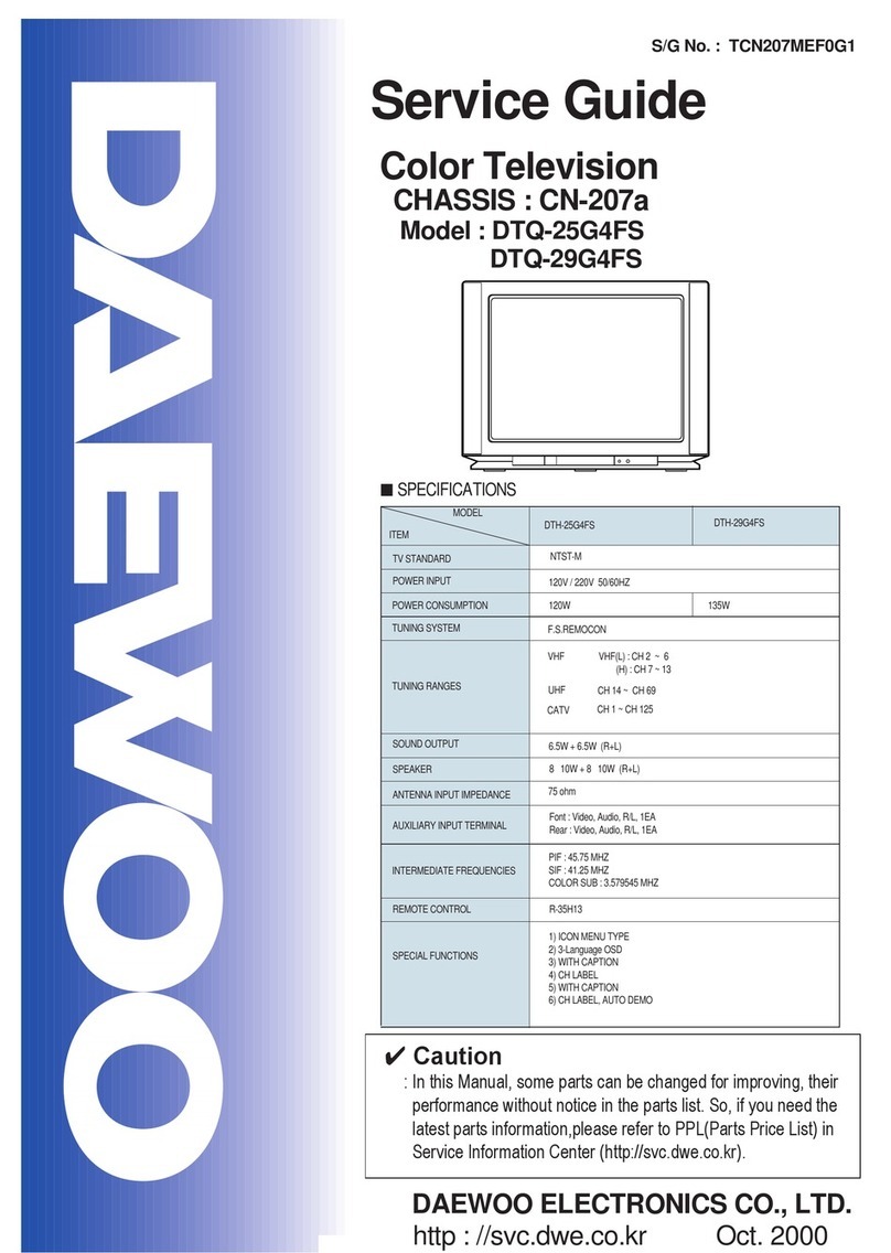 Daewoo DTQ-25G4FS User manual