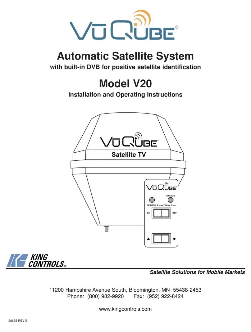 VuQube V20 Installation and operating instructions VuQube V20 Installation and operating instructions