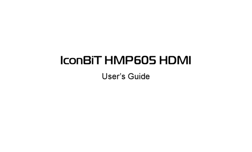 IconBiT HMP605 HDMI User manual