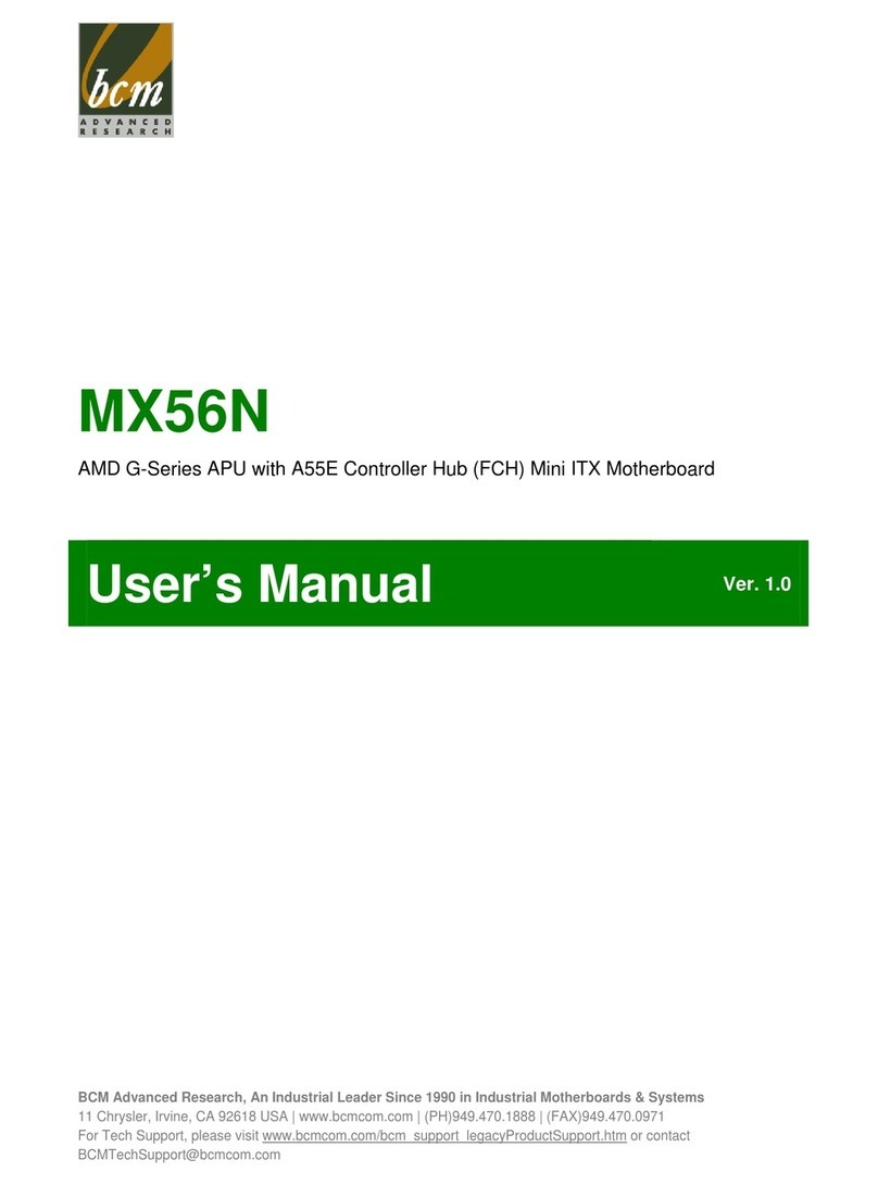 BCM MX56N User manual