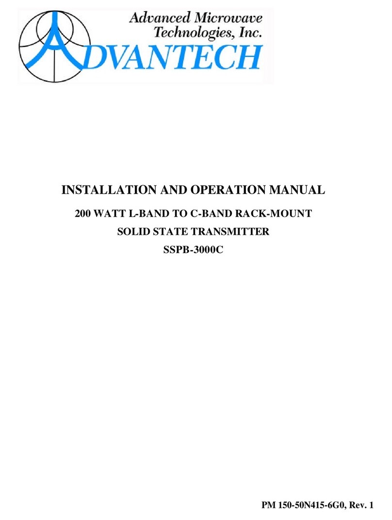 Advantech SSPB-3000C Installation and operation manual