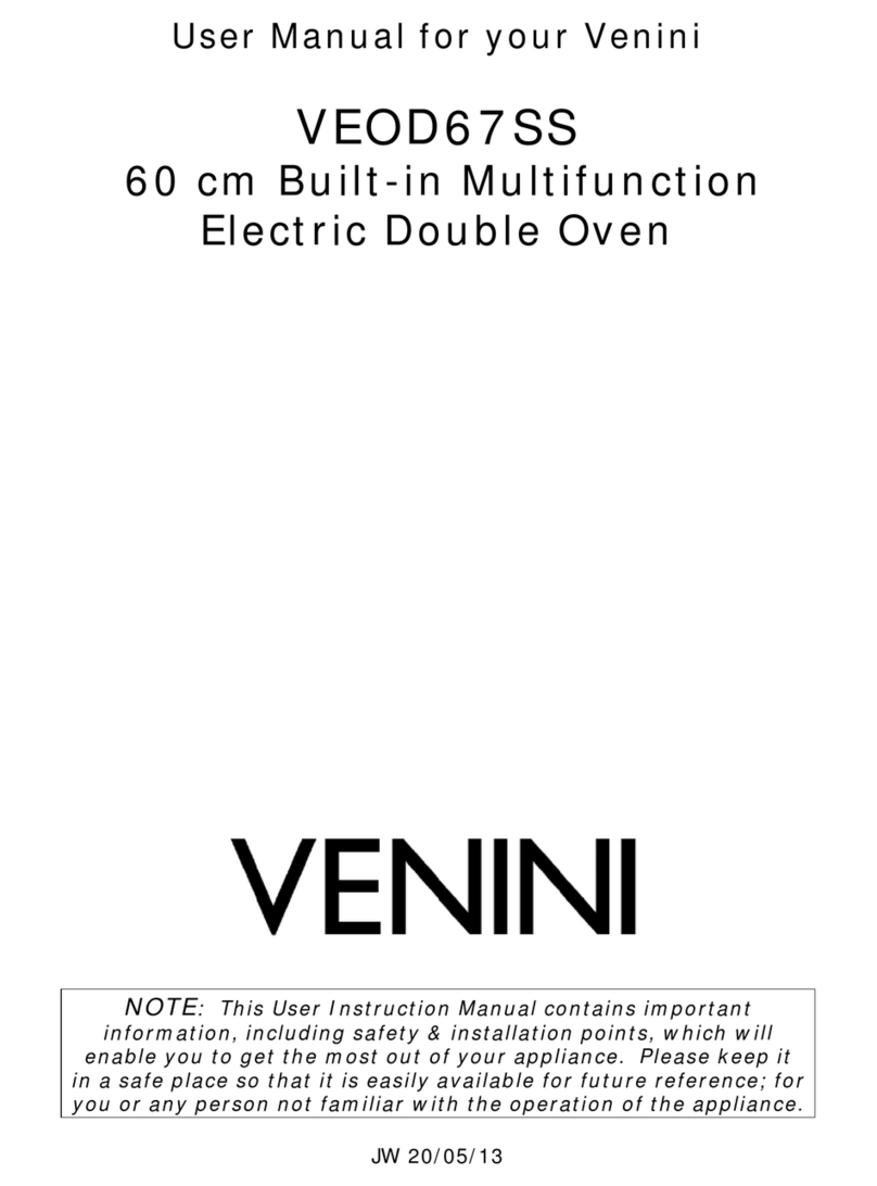 Venini VEOD67SS user manual