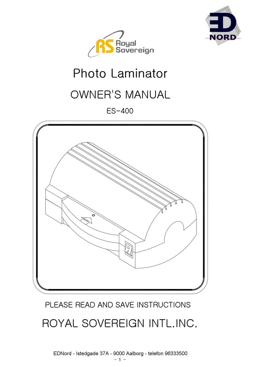 Royal Sovereign ES-400 owner's manual