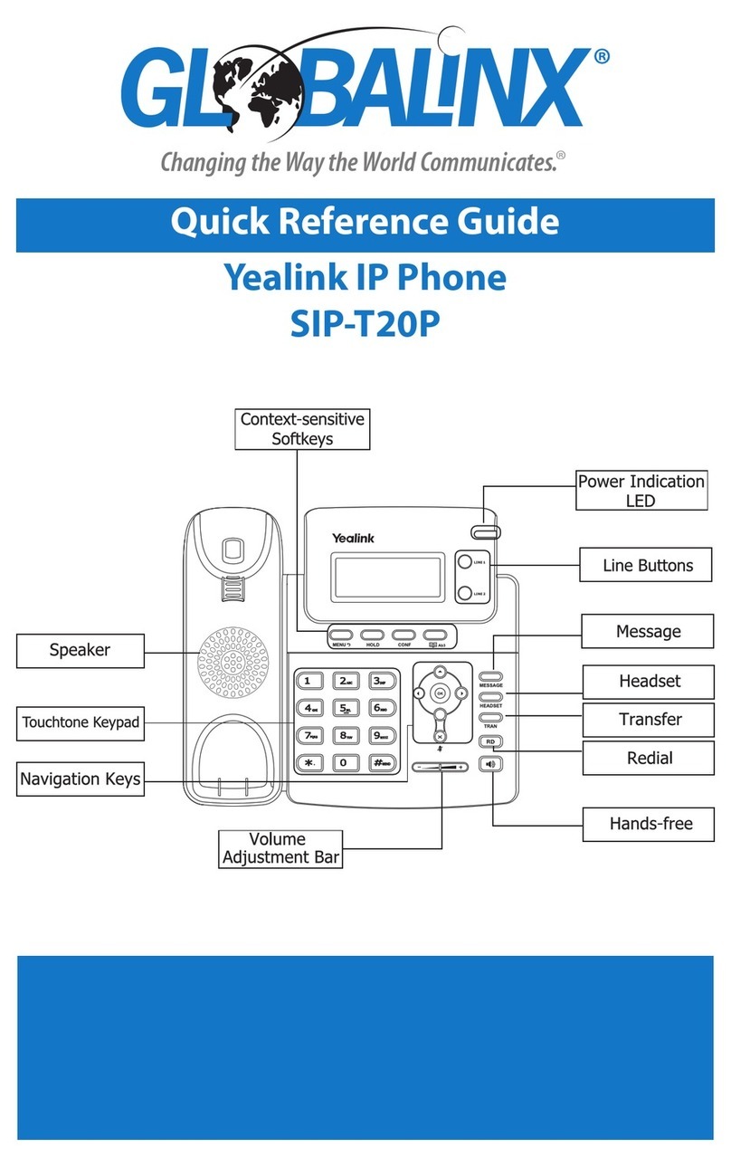 Yealink Yealink SIP-T20P User manual