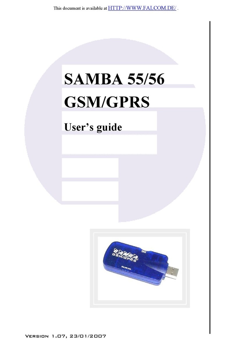FALCOM SAMBA 55 user guide