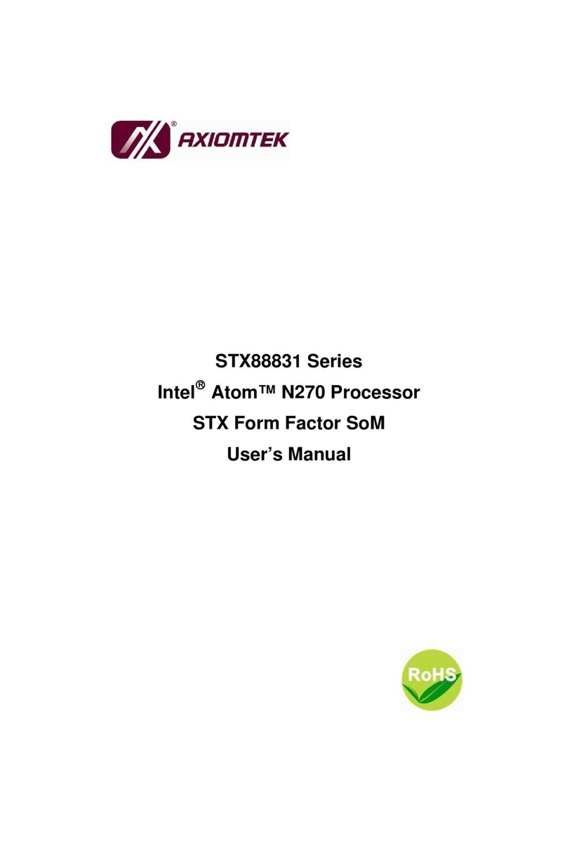 AXIOMTEK STX88831 Series User manual