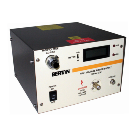Spellman 230 SERIES User manual