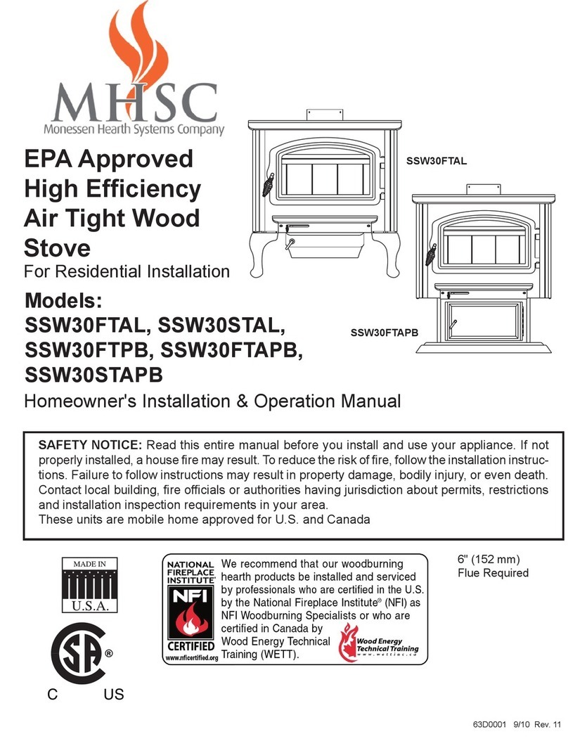 MHSC SSW30FTAL Installation and operation manual
