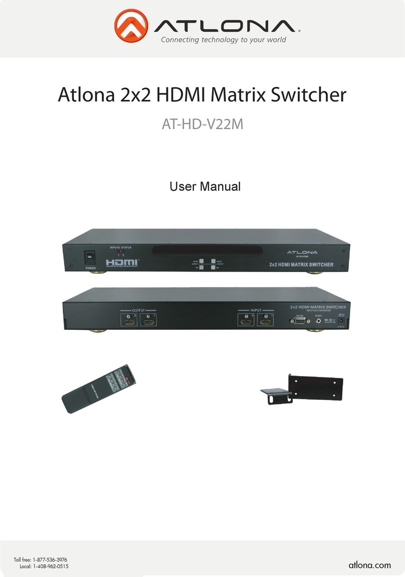 Atlona AT-HD-V22M User manual