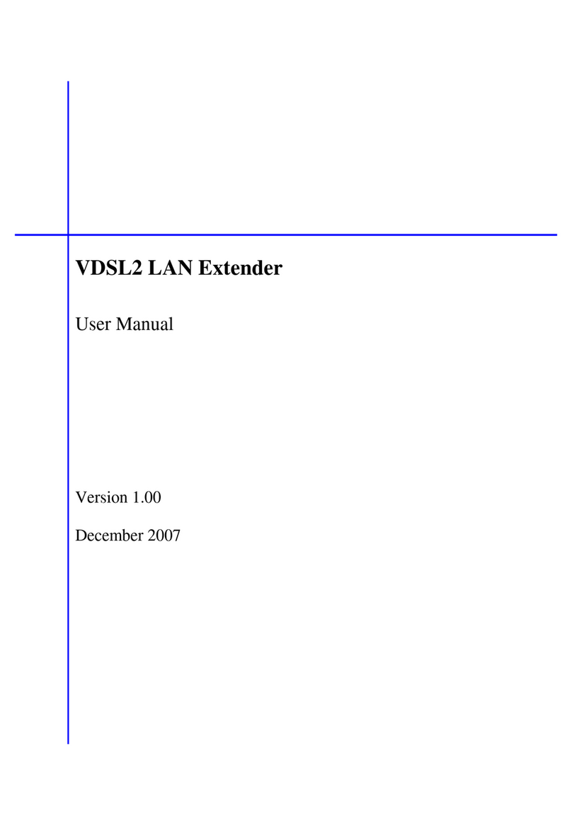 Proscend VDSL2 LAN Extender user manual