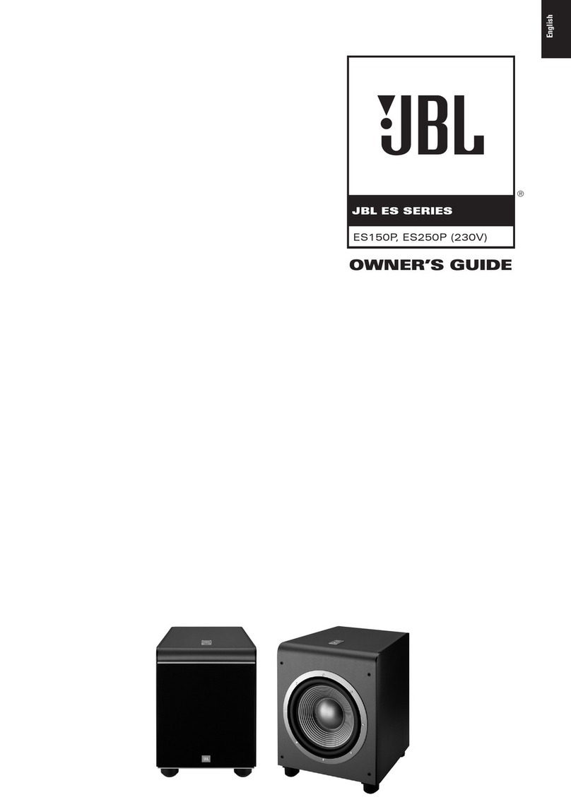 JBL ES150P owner's guide