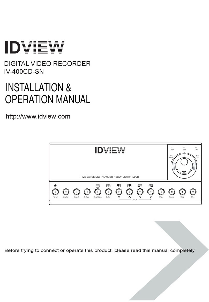 ID View IV-400CD-SN Installation & operation manual